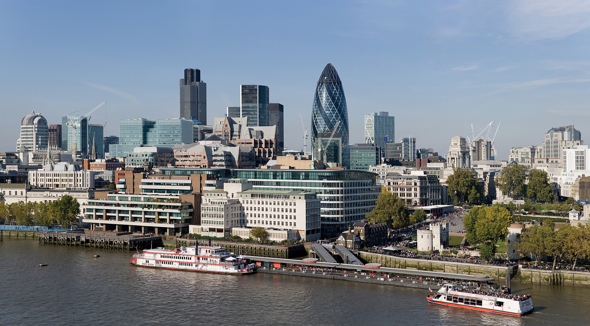 İngiltere Londra şehir manzarası - dil okulu
